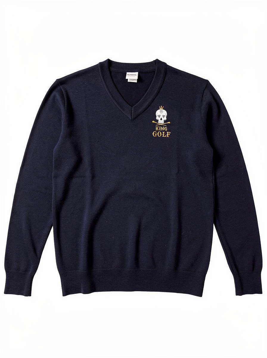 Pull Cachemire Bleu Foncé – King Golf