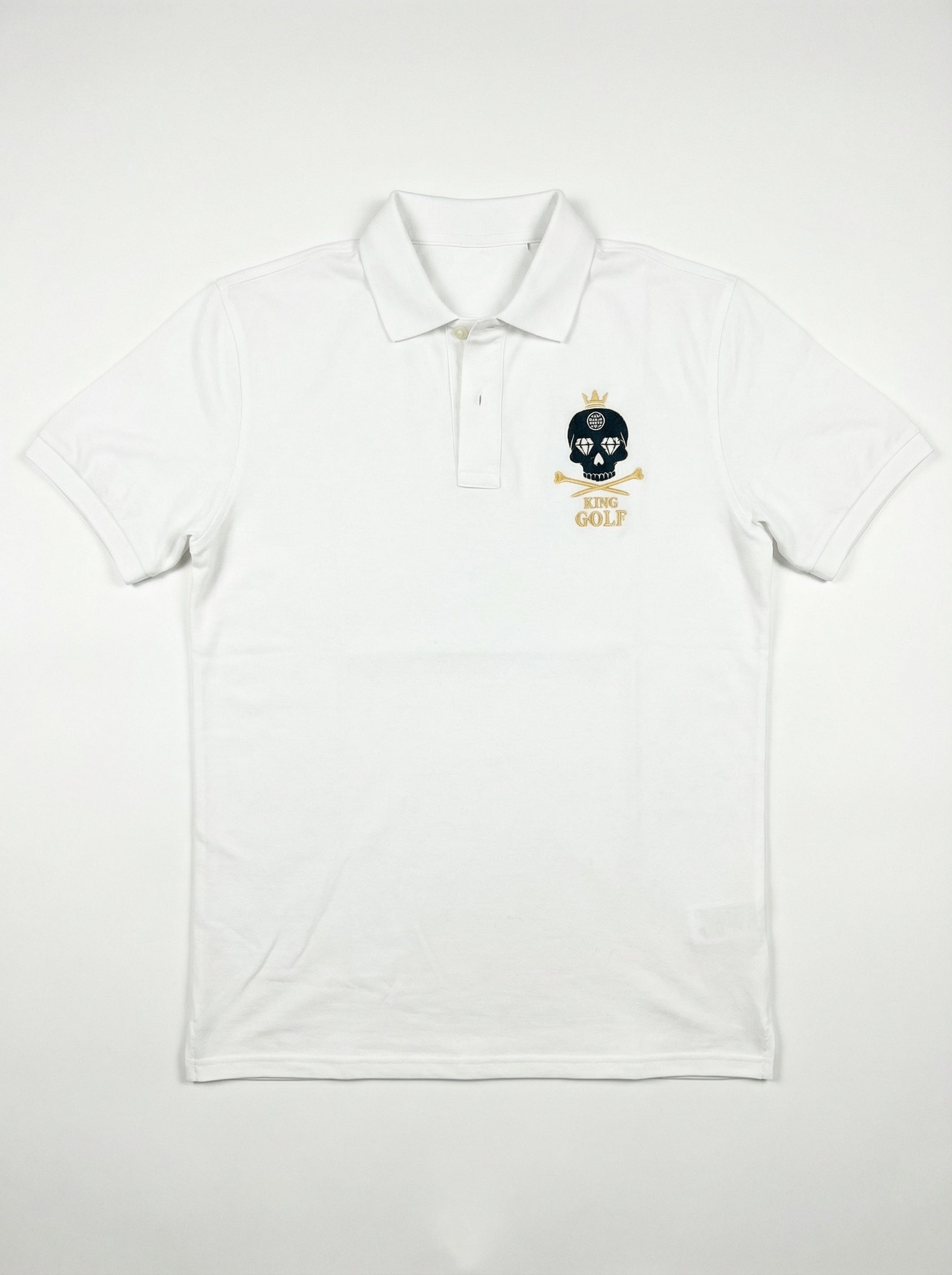 Polo Blanc Uni — King Golf
