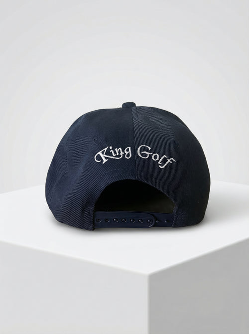 Casquette Bleu Marine Plate – King Golf