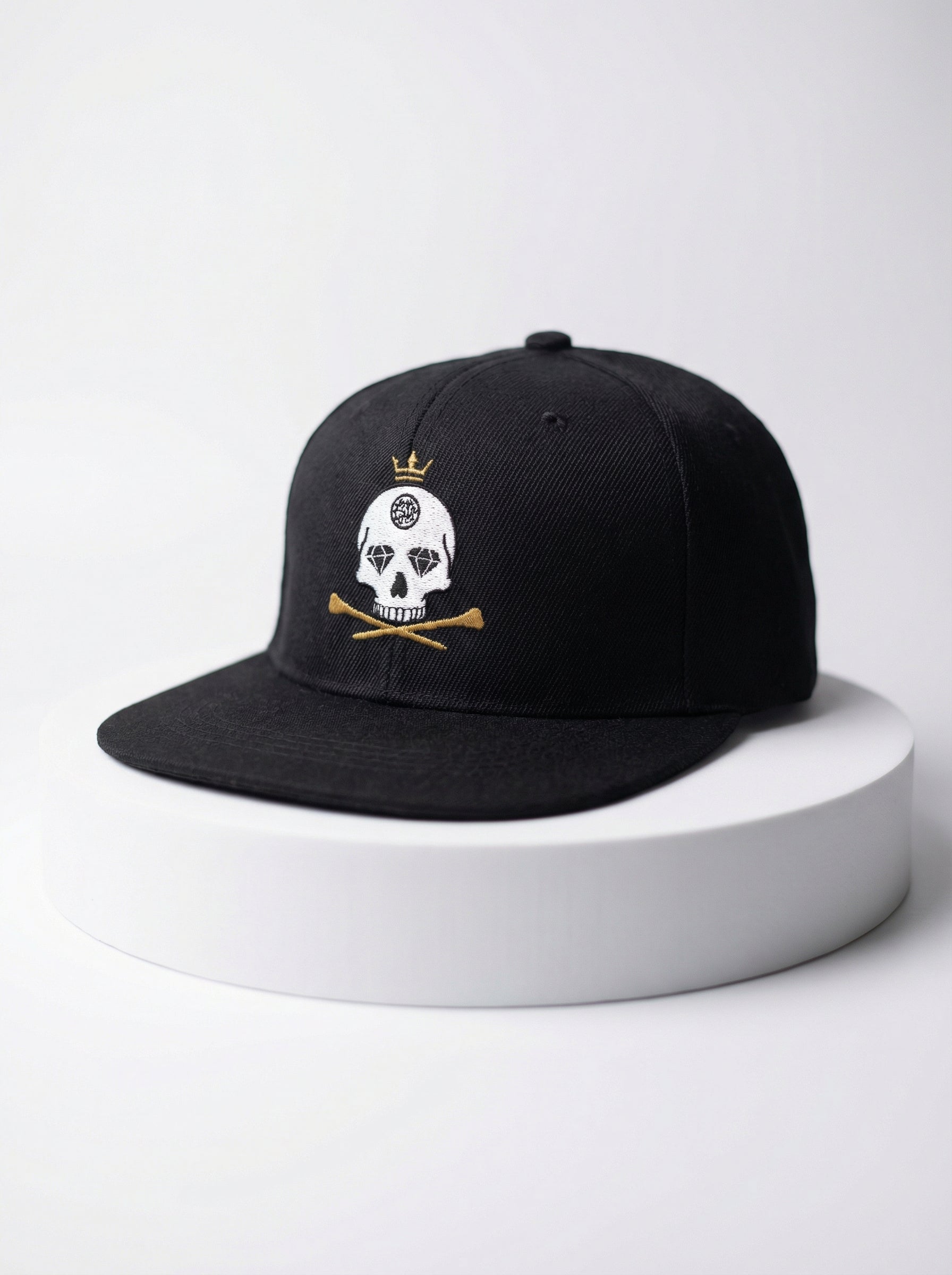 Casquette Noire Plate – King Golf